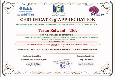 ICCA 2025 certificate