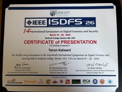 ISDFS 2026 research