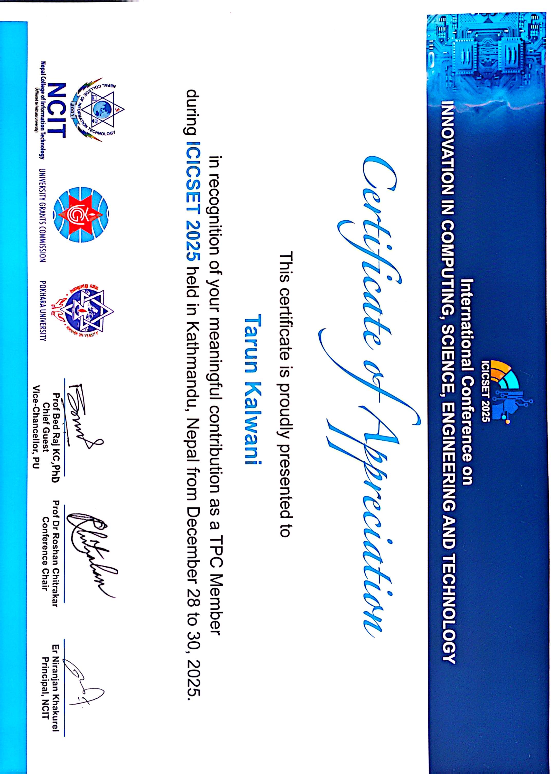 Technical Program Committee profile