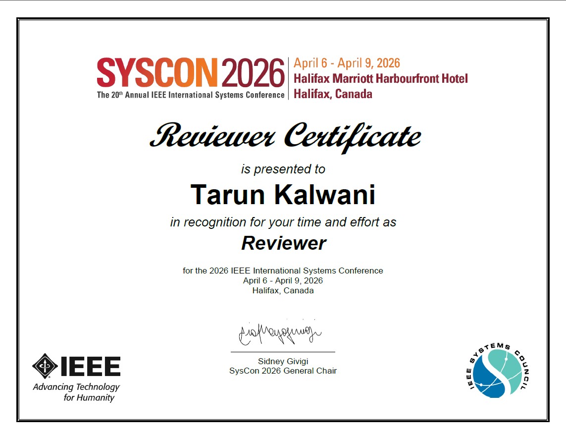 Syscon reviewer recognition